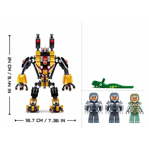 Set de construcție „robot inchizitor”, 997 elem. 3
