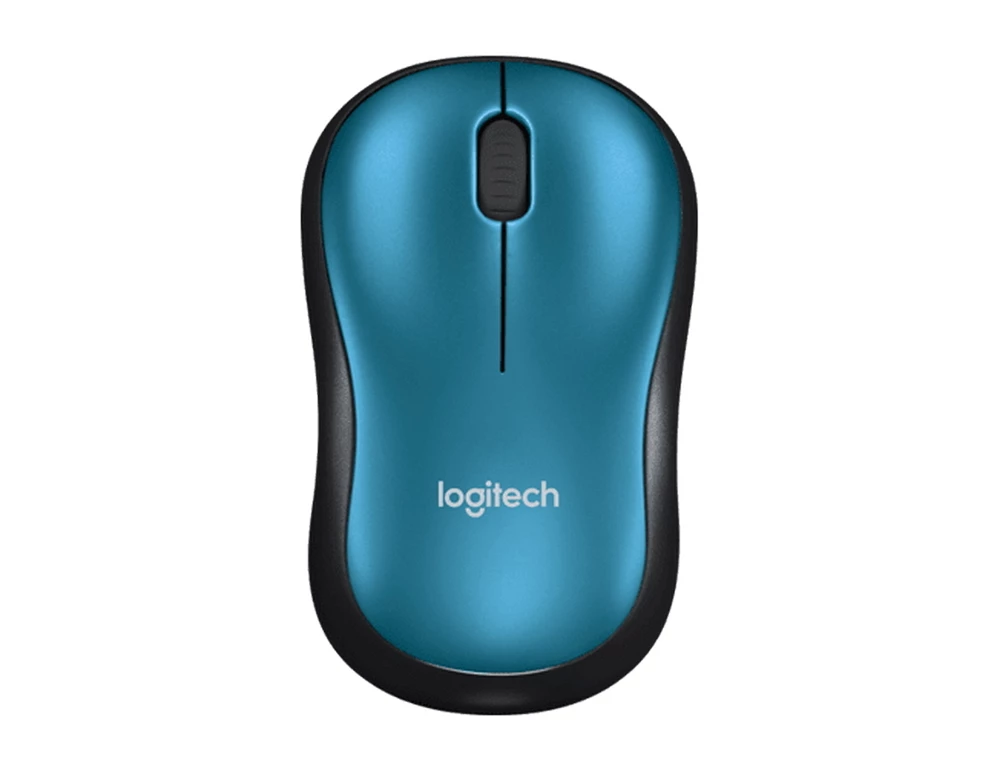 Mouse wireless logitech m185, albastru 13