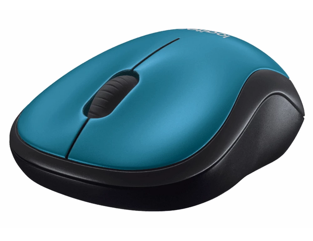 Mouse wireless logitech m185, albastru 8