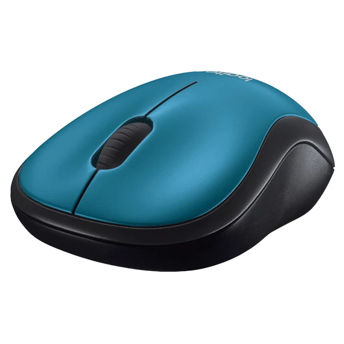 Mouse wireless logitech m185, albastru 9