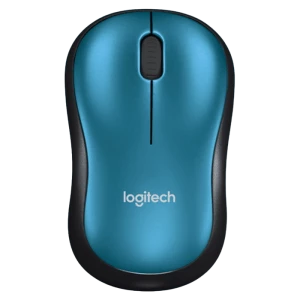 Mouse wireless logitech m185, albastru Thumbnail 1