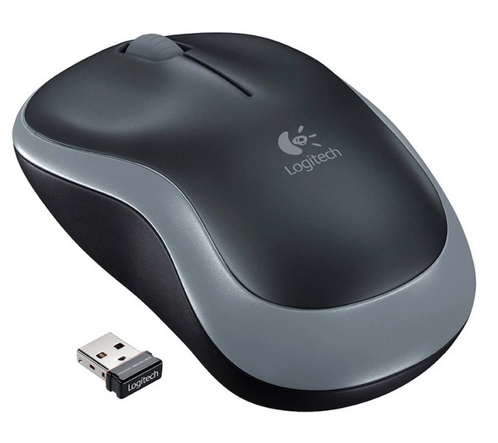 Беcпроводная мышь logitech m185, серый 6