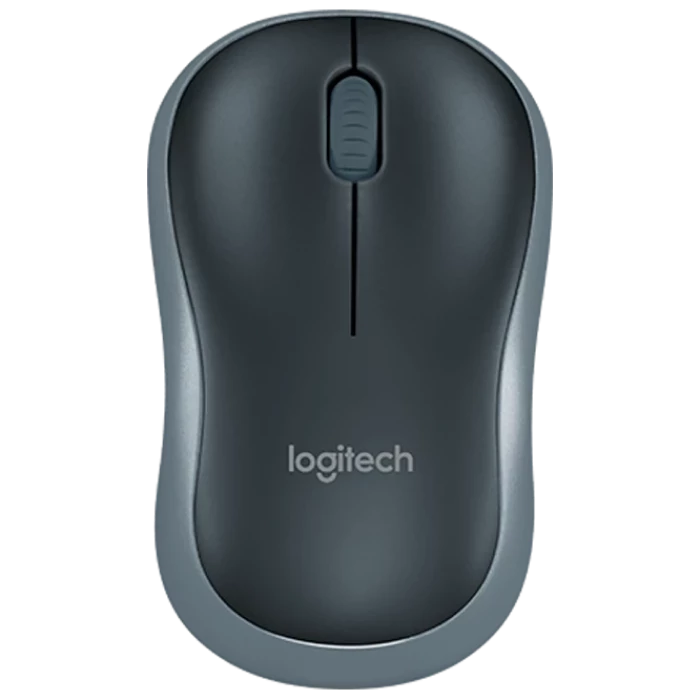 Беcпроводная мышь logitech m185, серый 9