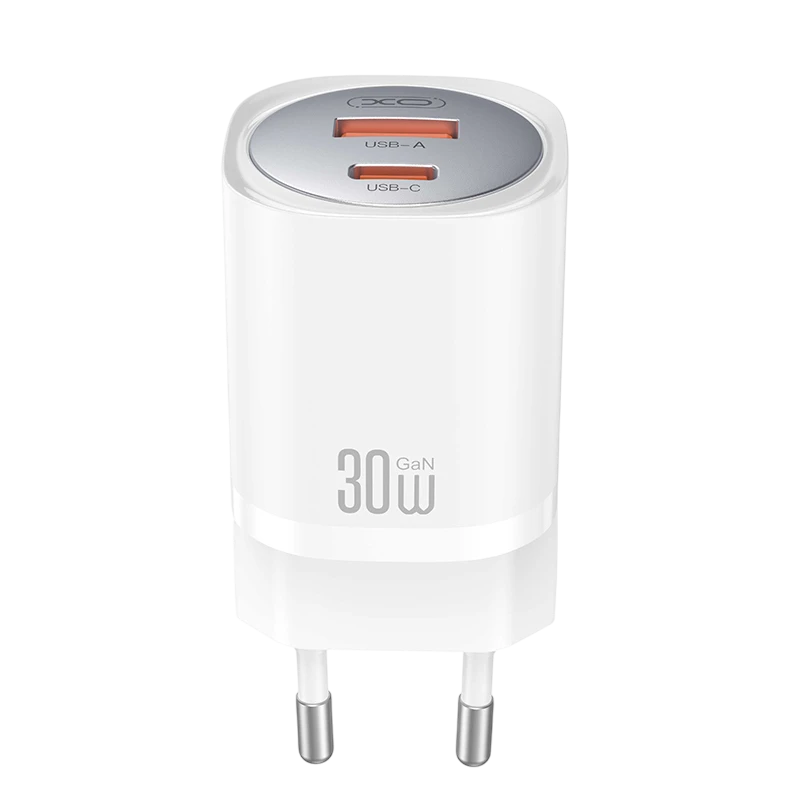 Зарядное устройство xo ce30 + usb-c, 30вт, белый 4