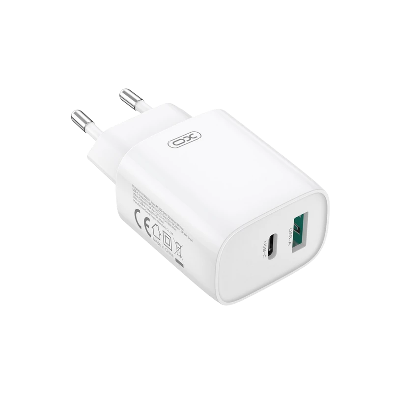 Зарядное устройство xo ce30 + usb-c, 30вт, белый 3
