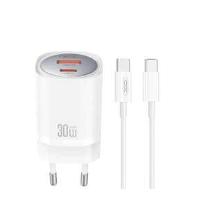 Зарядное устройство xo ce30 + usb-c, 30вт, белый Thumbnail 5