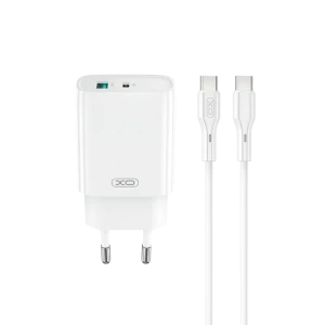 Încărcător xo ce30 + usb-c, 30w, alb
