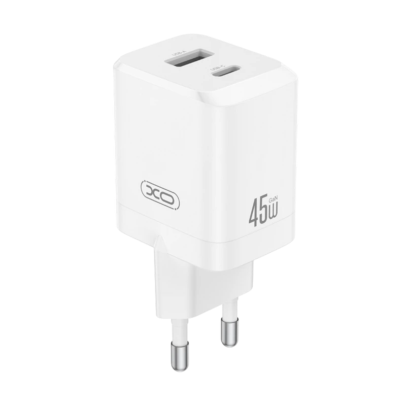 Зарядное устройство xo ce36+ usb-c, 45вт, белый 3