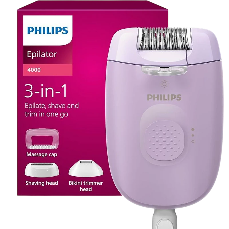 Epilator philips bre257/00, violet 2