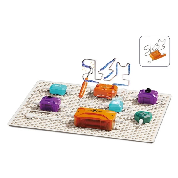 Set științific cu circuite electrice „labirintul circuitelor” - joc interactiv pentru copii 2