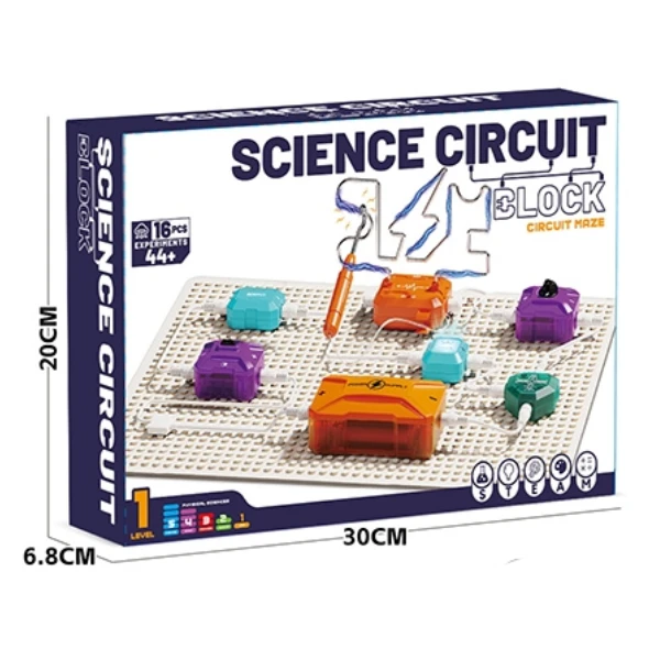 Set științific cu circuite electrice „labirintul circuitelor” - joc interactiv pentru copii 3