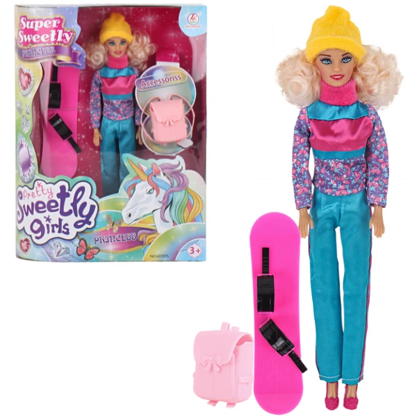 Păpușă în costum, cu accesorii, 29 cm, 2 modele 2