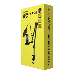 Microfon gaming hator signify rgb pro+, negru  Thumbnail 5