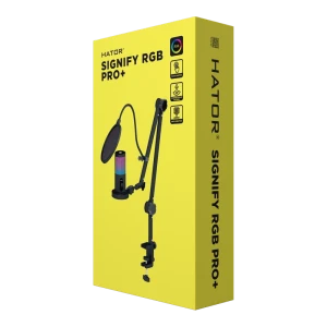 Microfon gaming hator signify rgb pro+, negru  Thumbnail 5