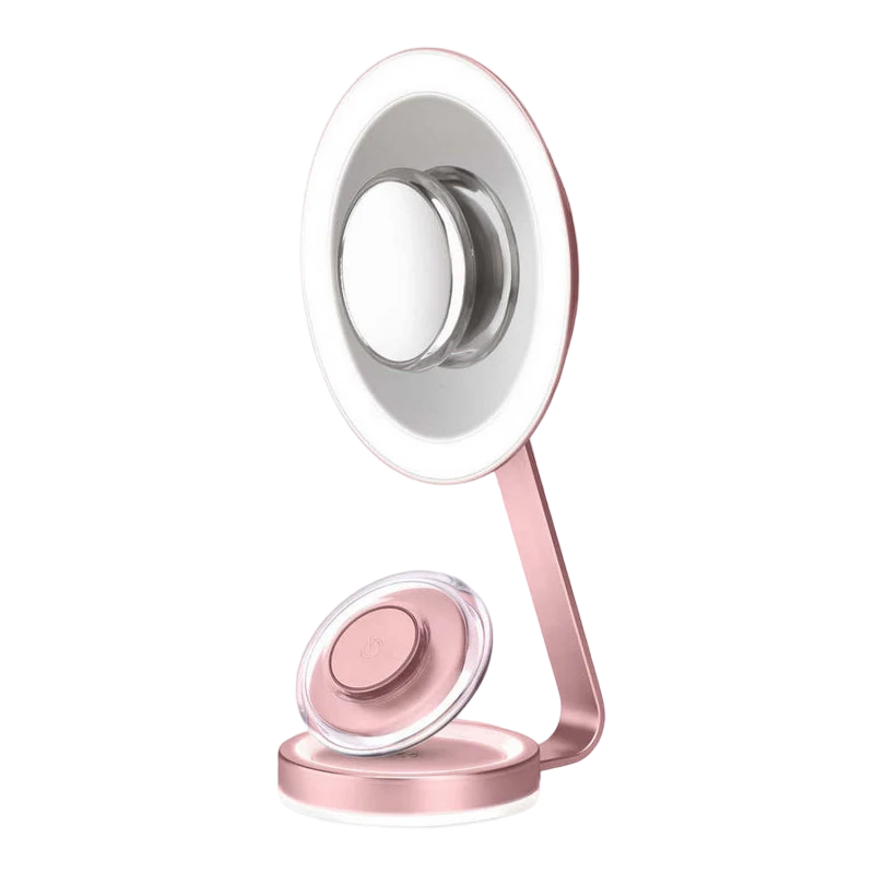 Oglindă cosmetică babyliss 9450e, roz 9