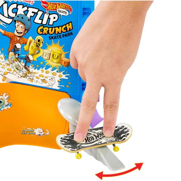 Hot wheels set de joc fingerboard tony hawk cereal skate bowl 5
