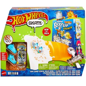Hot wheels set de joc fingerboard tony hawk cereal skate bowl Thumbnail 4