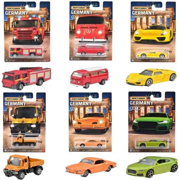 Hot wheels "autoturisme germane" matchbox, în asortiment 2