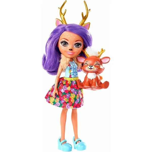 Papusa enchantimals "cerbita danessa &amp; sprint" 2