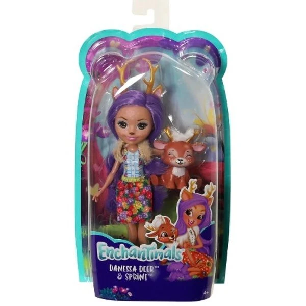 Papusa enchantimals "cerbita danessa &amp; sprint" 5