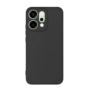 WOO Case Liquid Silicone Oppo Reno 14, Black Thumbnail 1