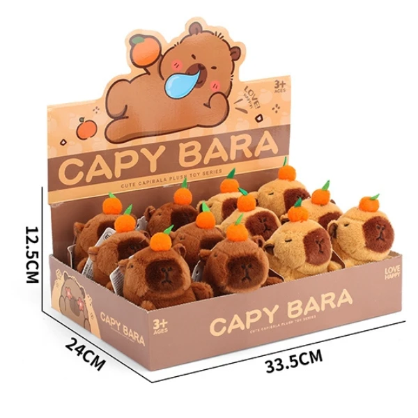 Breloc moale „capibara”, 2 modele 3