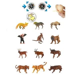 Set de mini-figurine „colecția animalelor sălbatice” Thumbnail 2