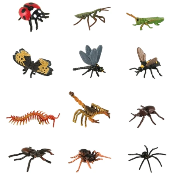 Set de mini-figurine „colecția gândacilor și fluturilor” 2