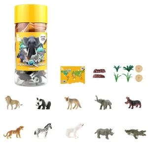 Set de mini-figurine „lumea animalelor”