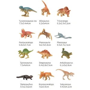 Set de mini-figurine de dinozauri „muzeul naturii” Thumbnail 2