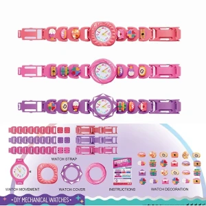 Set creativ pentru fete „ceasuri la modă” cu accesorii Thumbnail 2