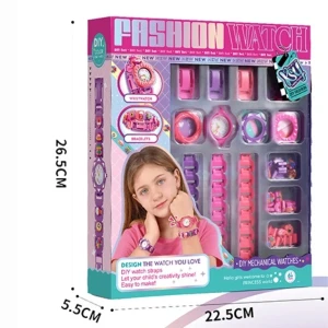 Set creativ pentru fete „ceasuri la modă” cu accesorii Thumbnail 3