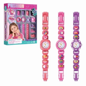 Set creativ pentru fete „ceasuri la modă” cu accesorii