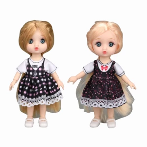 Păpușică drăguță în rochie, 2 modele Thumbnail 3