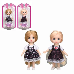 Păpușică drăguță în rochie, 2 modele