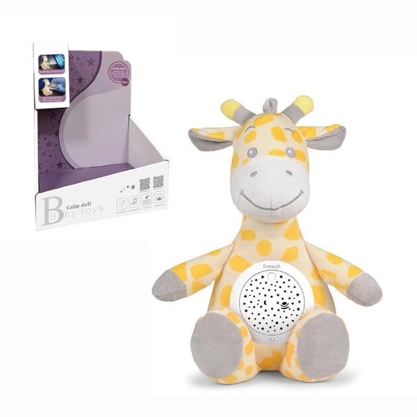 Lampa de noapte-proiector "girafă" cu efecte sonore și luminoase 2