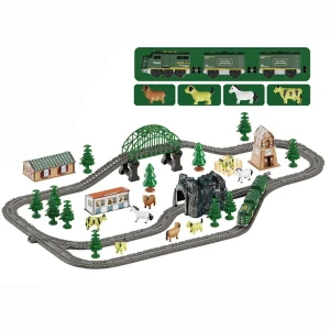 Tren electric cu cale ferată și accesorii Thumbnail 2