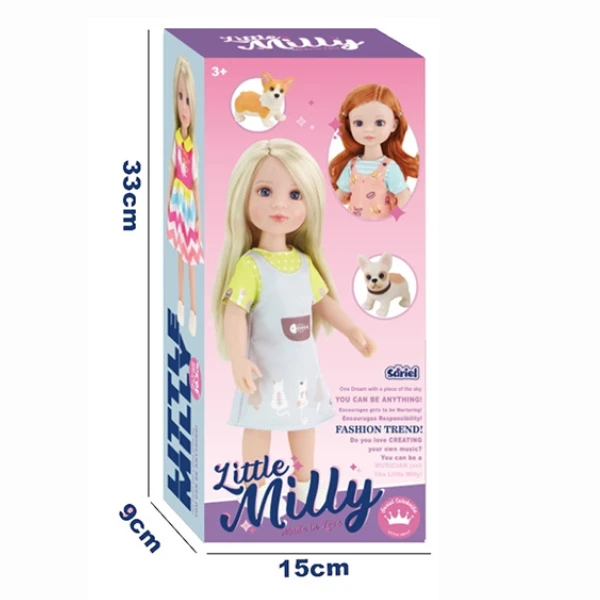 Păpușa „micuța milli” cu cățeluș 3