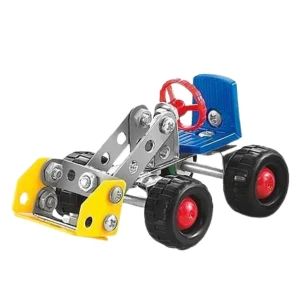 Set de construcție metalic „buldozer” – 64 piese Thumbnail 2