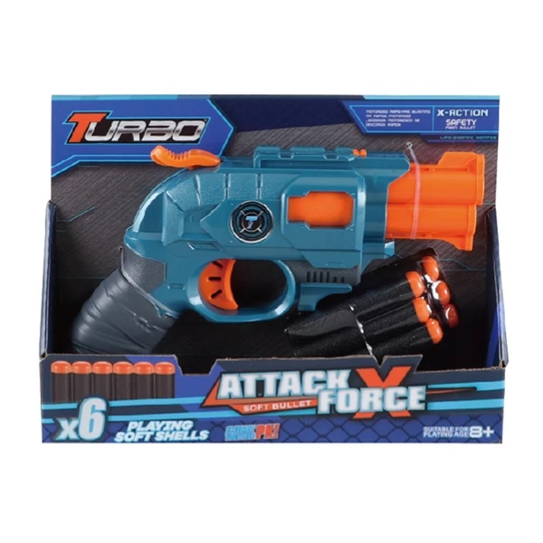 Pistol cu țeavă dublă și gloanțe moi 3