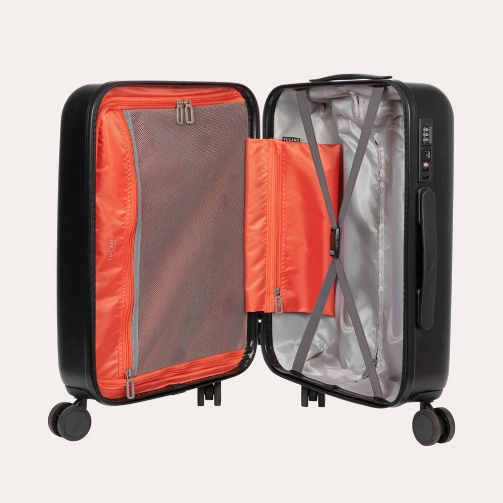 Tucano travel trolley ted rigid s (40l), черный 4