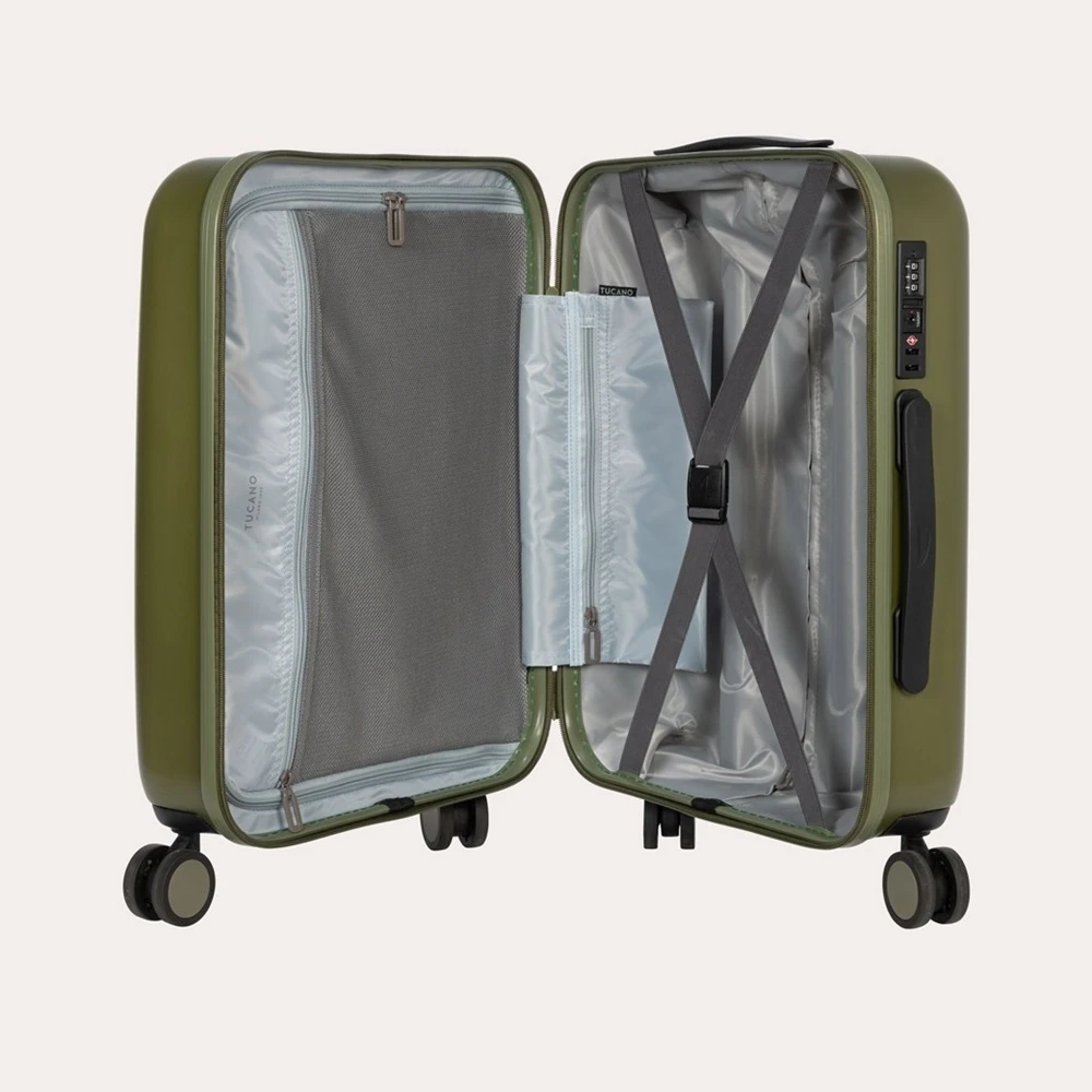 Tucano travel trolley ted rigid s (40l), military green 2