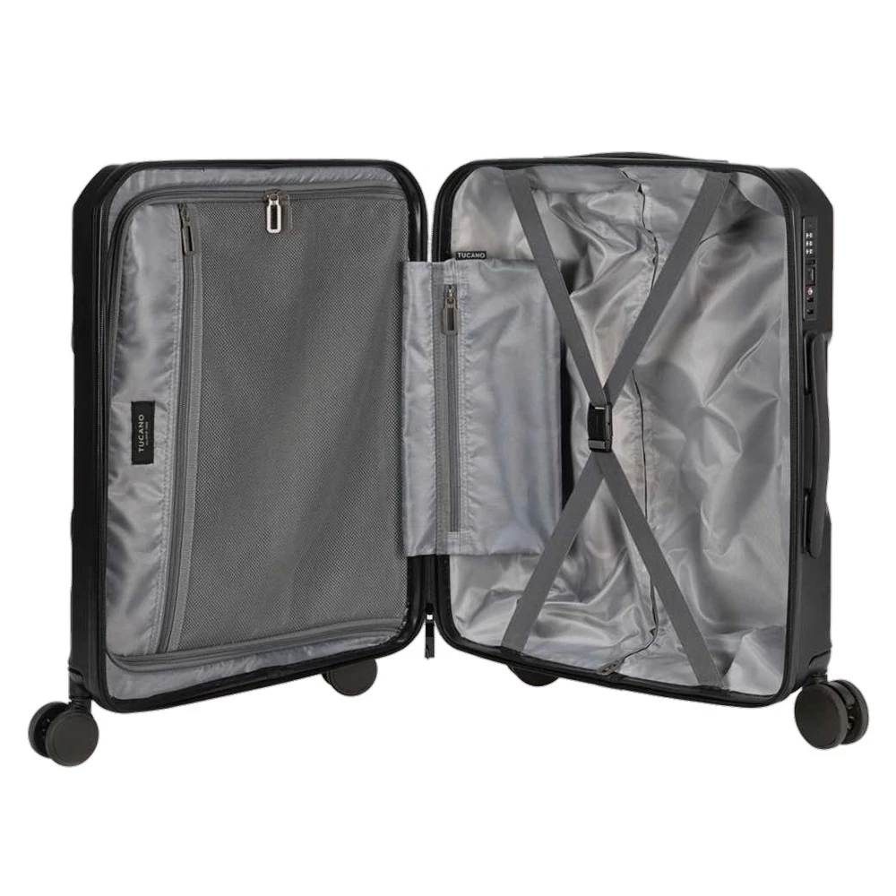 Tucano travel trolley iron rigid s (40l), черный 3