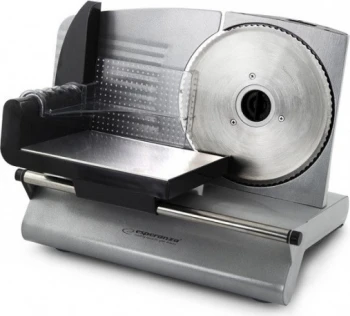 Food slicer esperanza mortadella ekm018k 150w, slicing thickness - 0 - 15 mm, maximum uninterrupted working time 5  minutes, break-up time before next 2