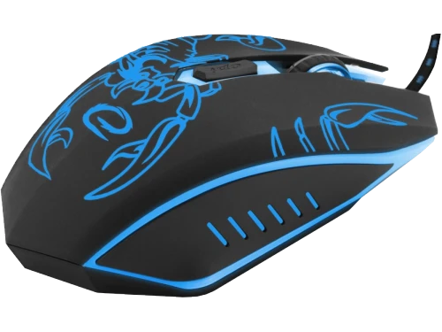 Mouse esperanza scorpio mx203, gaming mouse, 2400dpi, optical sensor, blue led, usb braided cable 3