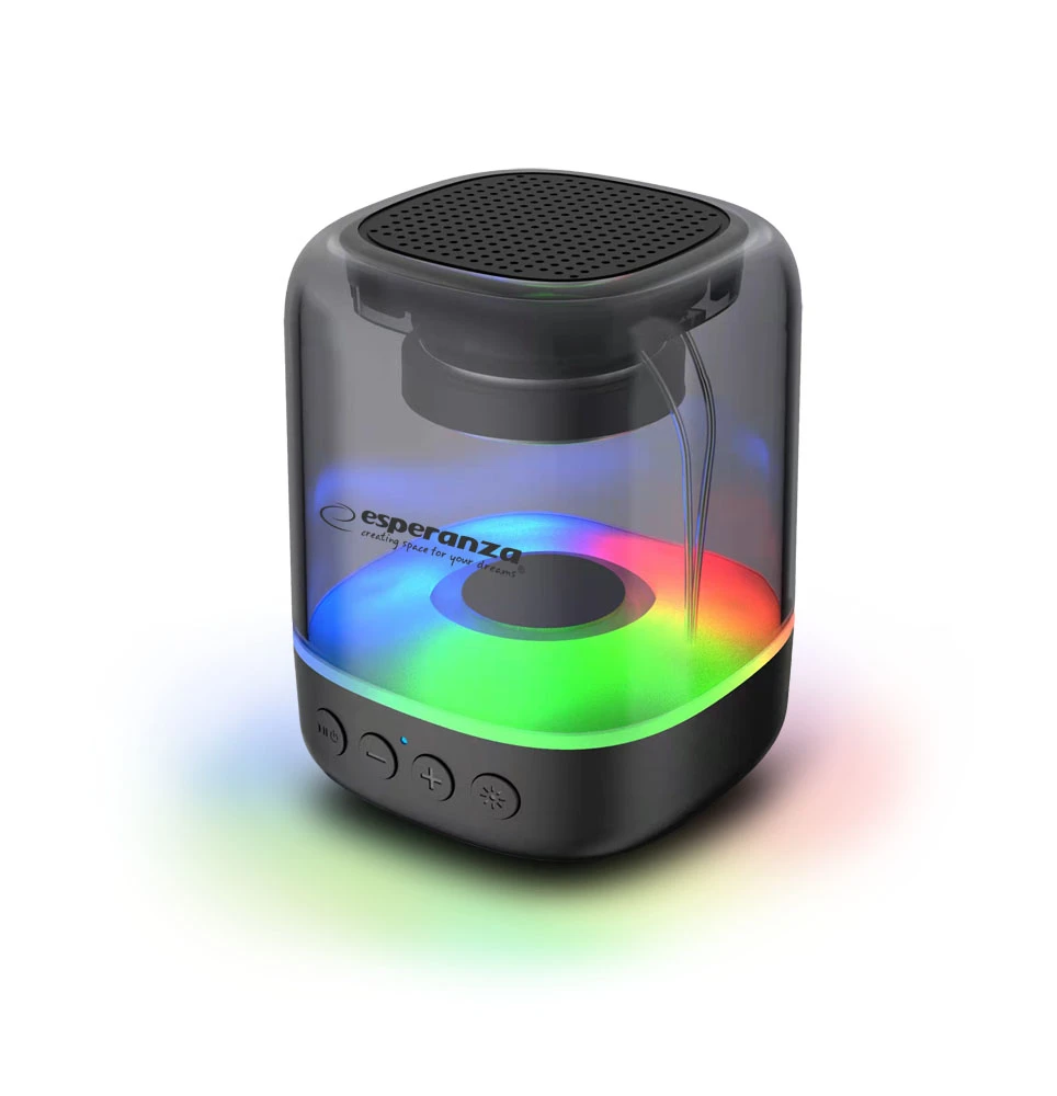 Esperanza viola ep154, bluetooth portable speaker, power: 3w, rgb illumination, bluetooth profiles: a2dp, avrcp, hfp, hsp, bluetooth version: 5.0, bui 4