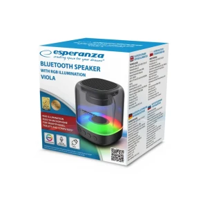 Esperanza viola ep154, bluetooth portable speaker, power: 3w, rgb illumination, bluetooth profiles: a2dp, avrcp, hfp, hsp, bluetooth version: 5.0, bui Thumbnail 3