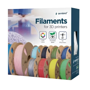 Filament pentru imprimantă 3d gembird 3dp-abs1.75-01-y, abs, galben , 1.75 mm, 1kg Thumbnail 3