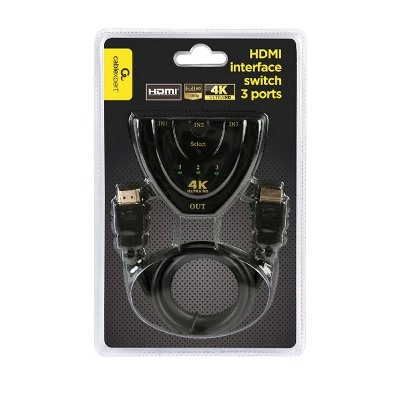 Comutator de interfață hdmi cablexpert dsw-hdmi-35 3
