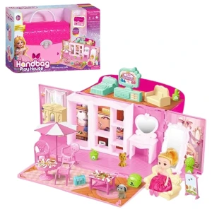 Set de joacă "casă de păpuși" + accesorii, seria play house handbag